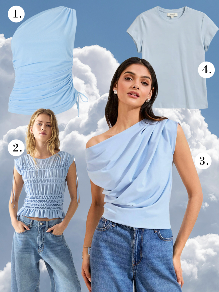 Világoskék felsők