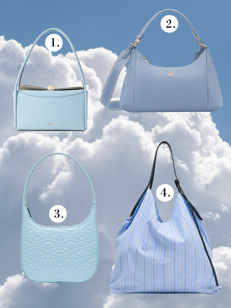 Világoskék táskák