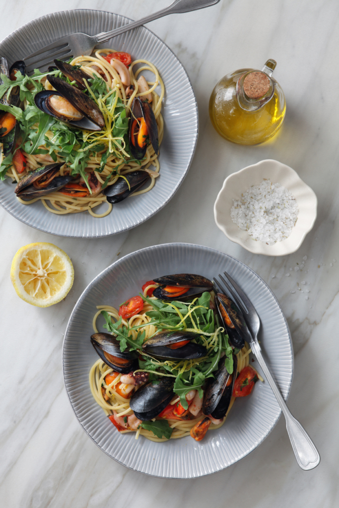 Tengeri herkentyűs spagetti