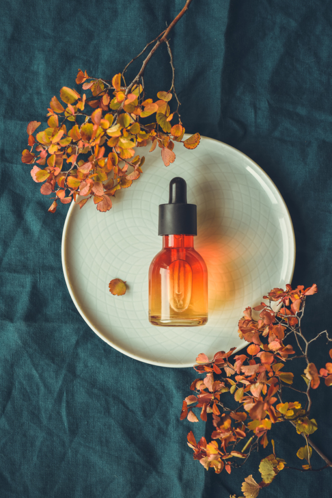 Retinol egy kis üvegben