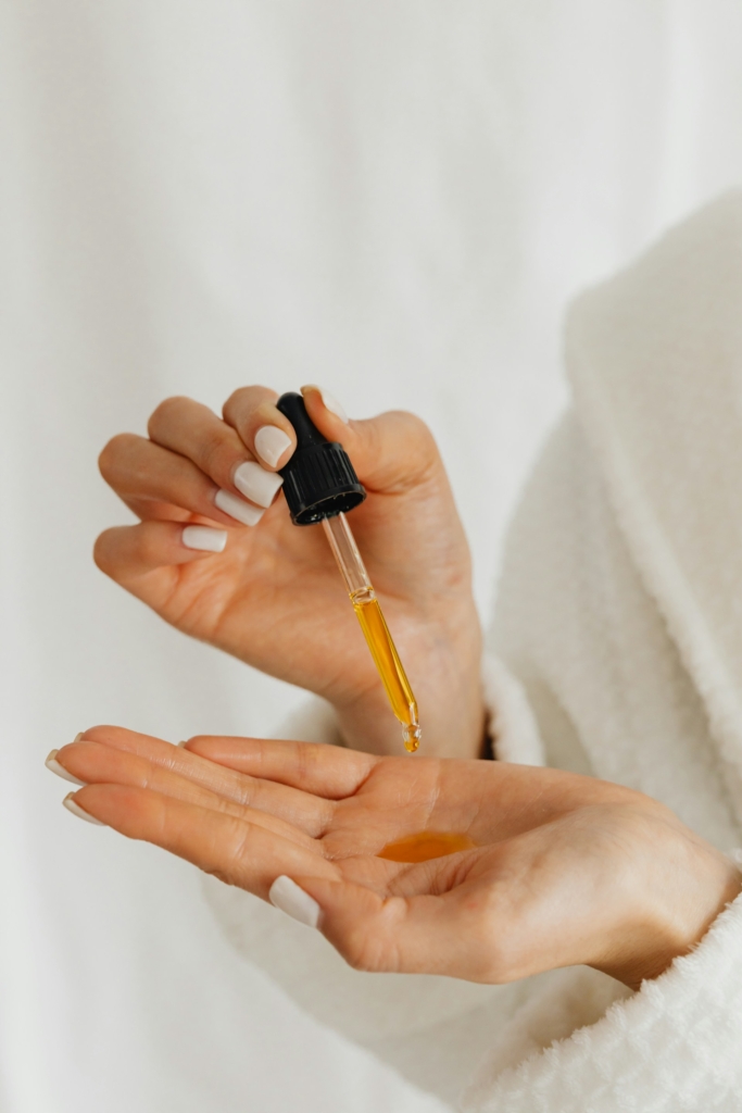C-vitamin szérum közelről