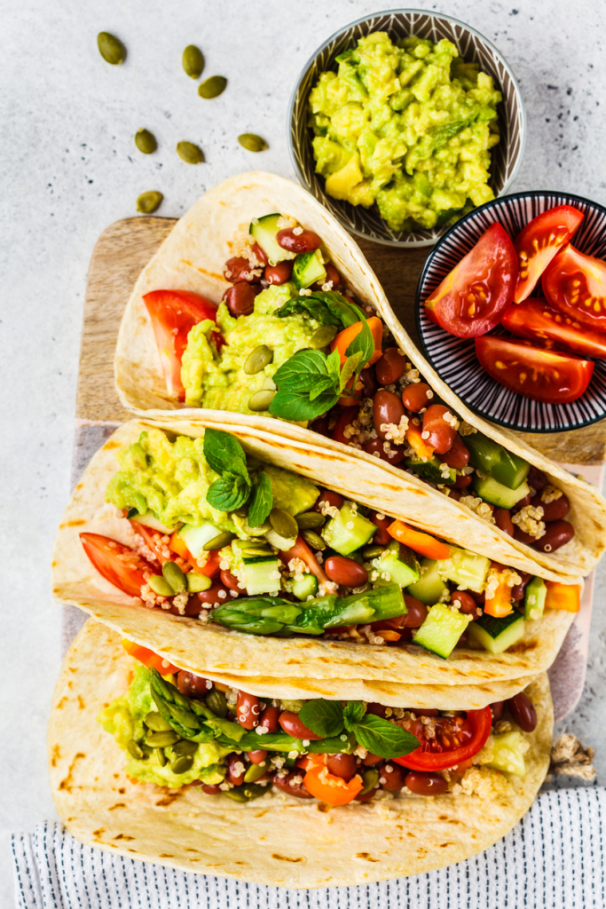 Vegán taco-k