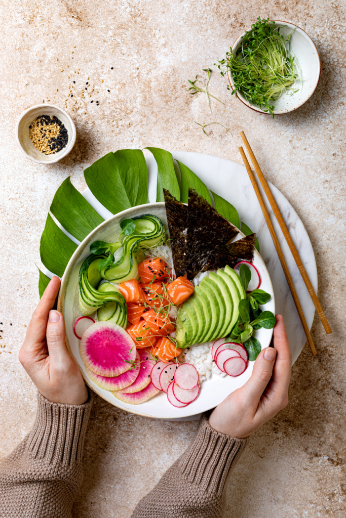 Hawaii lazacos poké bowl