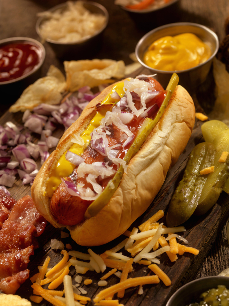 Szaftos hot-dog