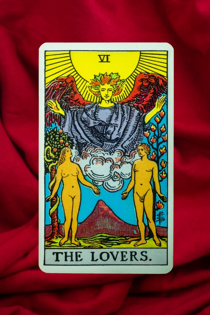 The Lovers tarot kártya