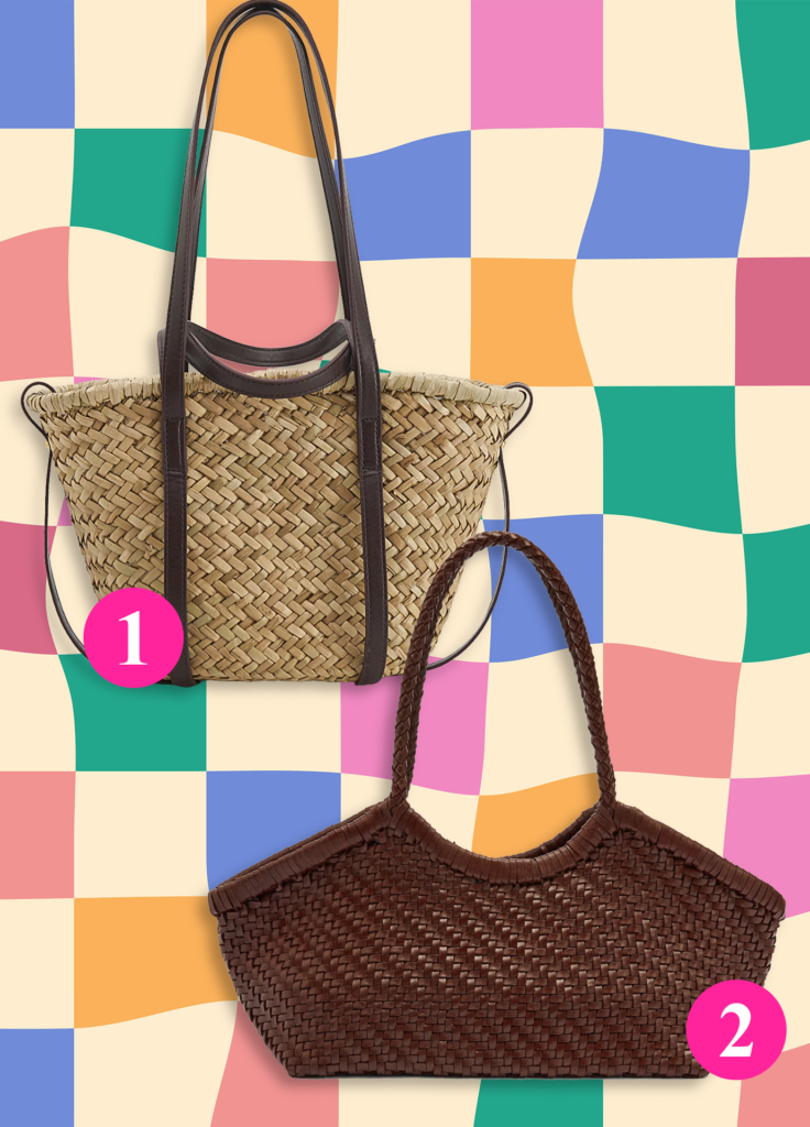 A woven bag