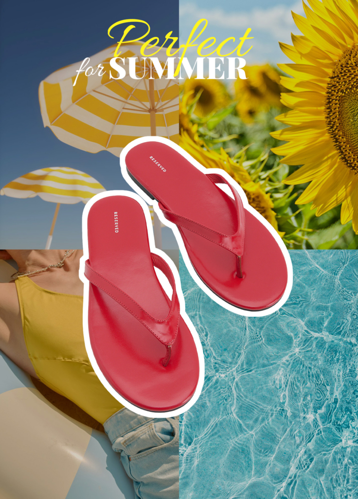 Reserved Ziegenleder-Sandale