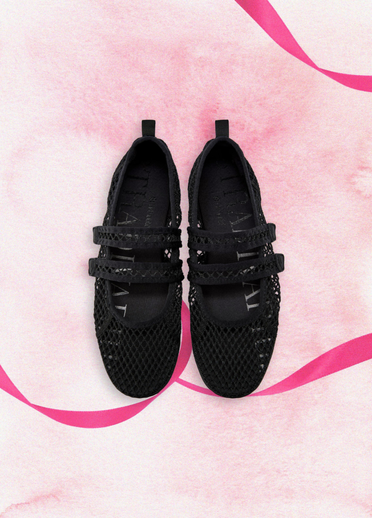Stradivarius mesh ballet flat