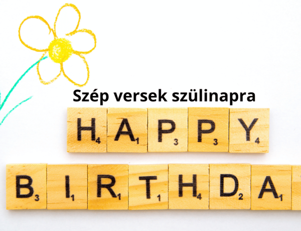 Ezek a legszebb szülinapi versek?