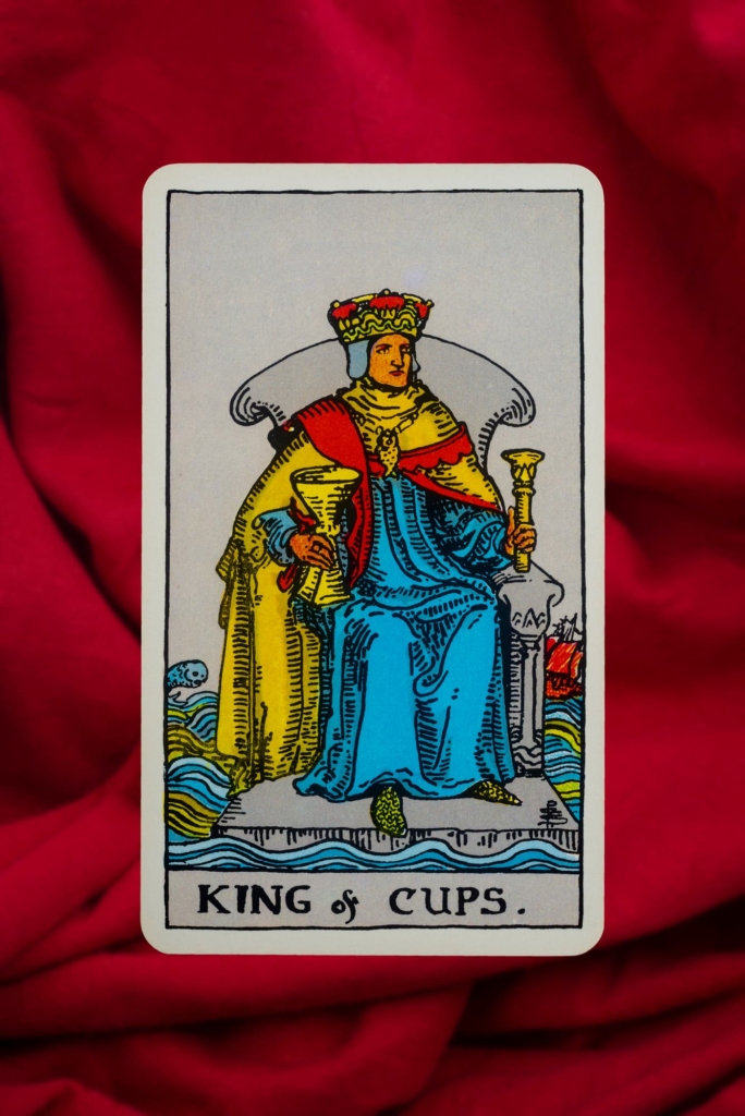 Kelyhek Királya tarot lap