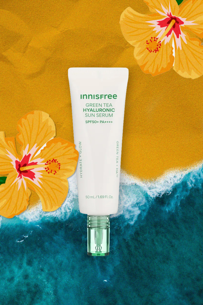 Innisfree Green Tea Hyaluronic Sun Serum