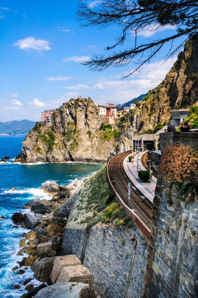 Manarola vonat alagút