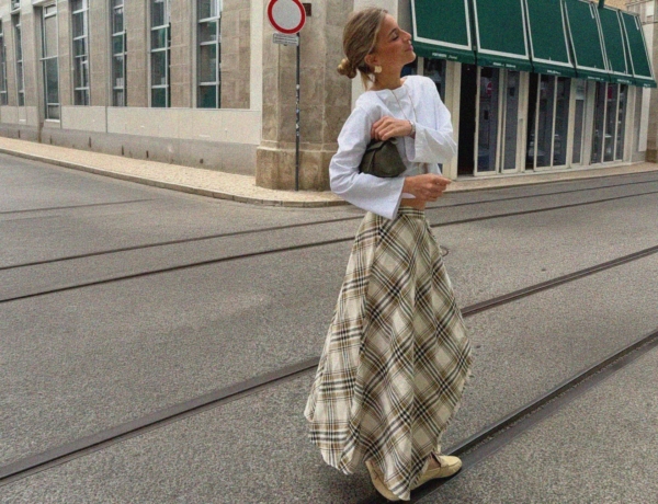 A nagyis szoknya és a magassarkú balerinacipő – a kombináció, ami idén ősszel mindent visz