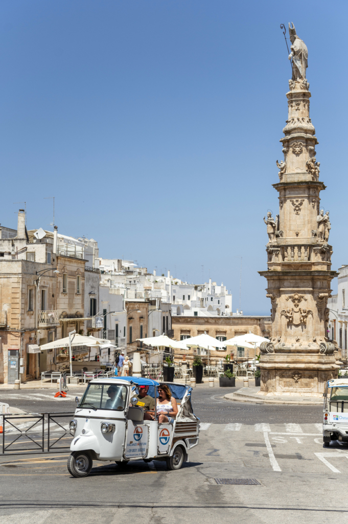Ostuni városképe
