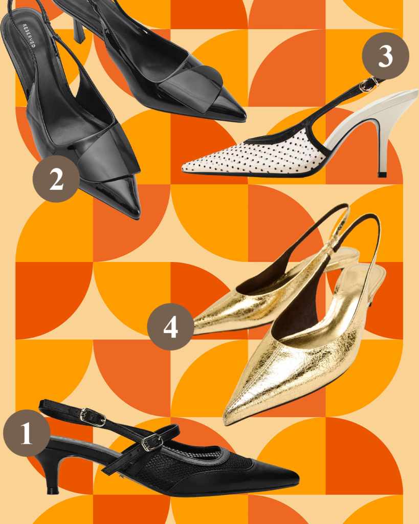 Slingback cipők egy kis extrával