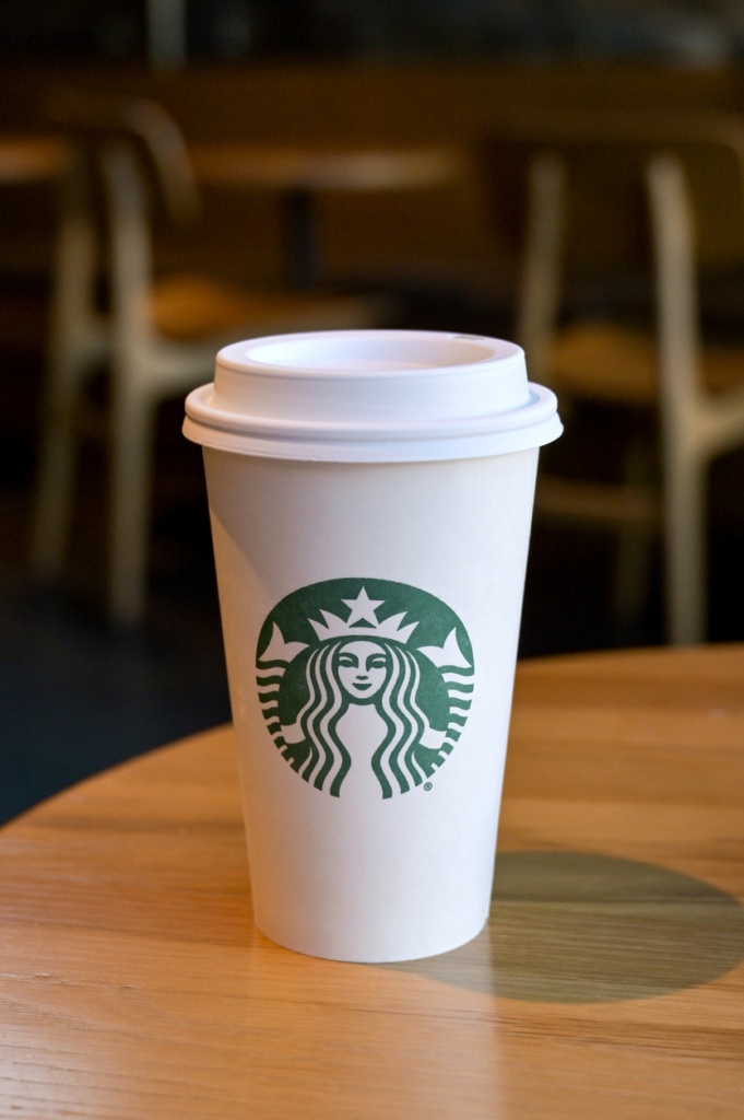Starbucksos papírpohár