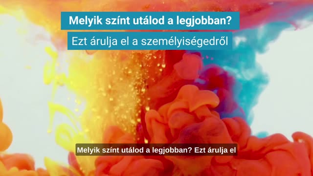Melyik színt utálod a legjobban?